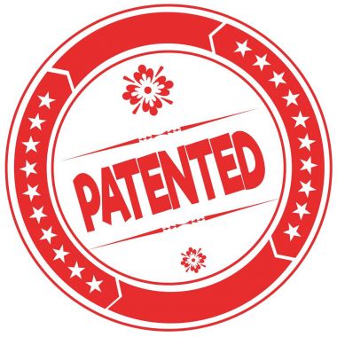 Patentli turuncu pul.