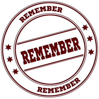 Basit kırmızı pul hatırlıyorum