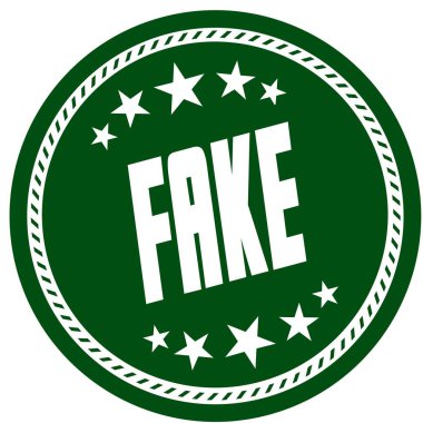 Sahte yeşil 5 yıldızlı pullar .