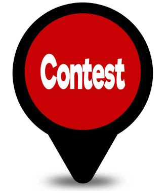 Kırmızı konum işaretçisini illüstrasyon Yarışması