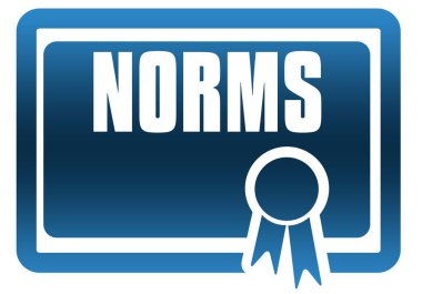 Normlar mavi sertifika.