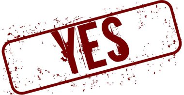 Sıkıntılı Evet grunge damgası.