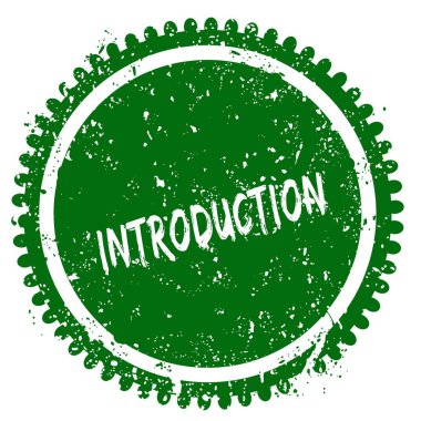 Giriş yuvarlak yeşil grunge damgası