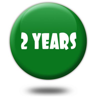 Yeşil 3d düğmesini 2 yıl.