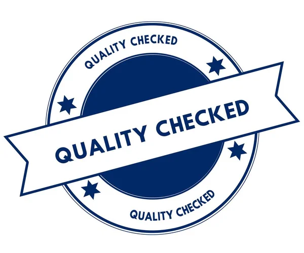 Mavi kanıtlanmış kalite damgası.