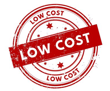 Düşük maliyetli sıkıntılı kırmızı pul.