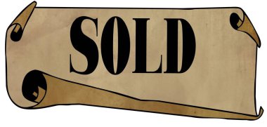 Eski haddelenmiş kağıt üzerinde sattı