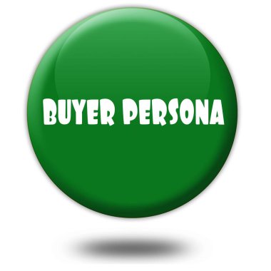 Alıcı Persona yeşil 3d düğmesini.