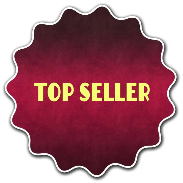 TOP SELLER distintivo rotondo — Foto Stock