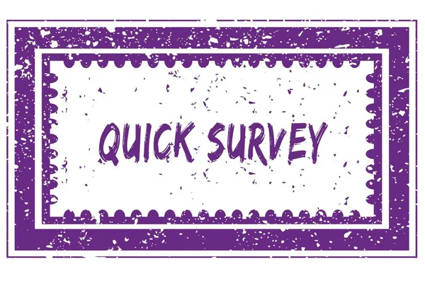 Pembe grunge kare çerçeve damgasında hızlı anket