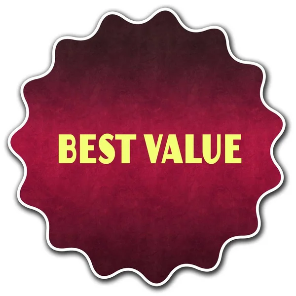 Badge rond BEST VALUE — Photo