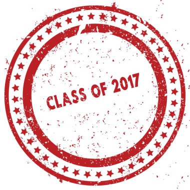 Kırmızı sınıf, 2017 sıkıntılı lastik damgası doku ile