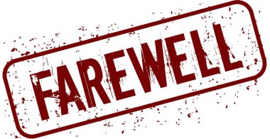 Sıkıntılı veda grunge damgası.