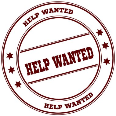 Wanted basit kırmızı damga yardım