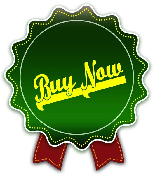 Köp nu runda grönt band. — Stockfoto