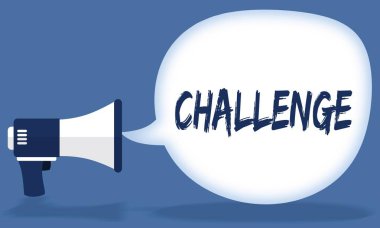 Konuşma balonu yazıyor megafon veya hoparlör ile sorun.