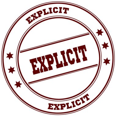 Açık basit kırmızı pul