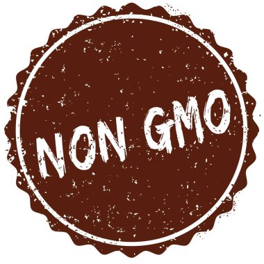 Grunge lastik damgası olmayan GDO içinde belgili tanımlık damgalamak yazılı metinle