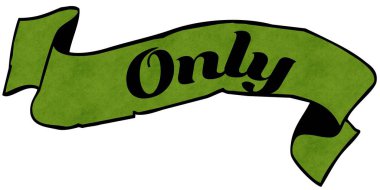 Sadece yeşil şerit.