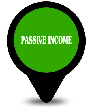 Yeşil konum işaretçisini grafik pasif gelir