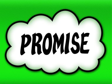 Parlak yeşil adam söz yazma ile çizgi roman tarzı bulut