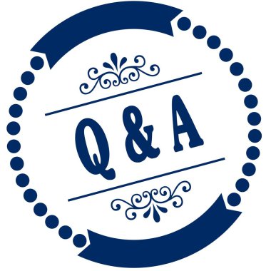 Q A sorular ve cevaplar mavi mühür.