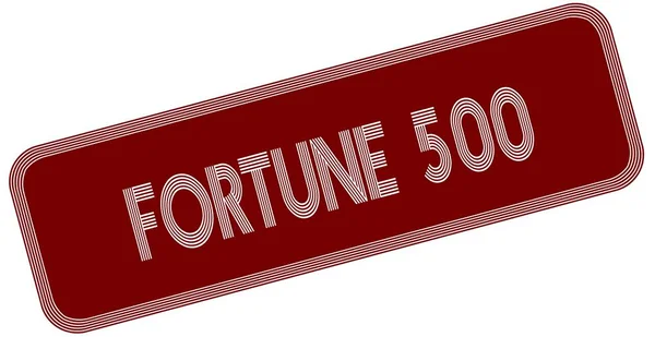 Fortune 500 kırmızı etiket üzerinde.