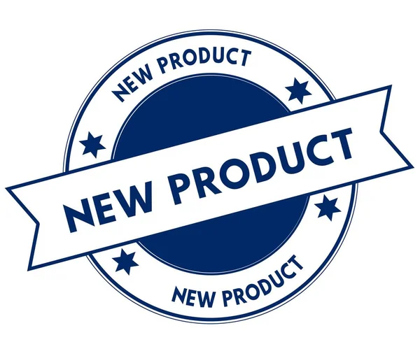 Blue NEW PRODUCT stamp. — Stock Photo, Image