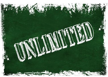 Sınırsız metin ile yeşil grunge yazı tahtası.