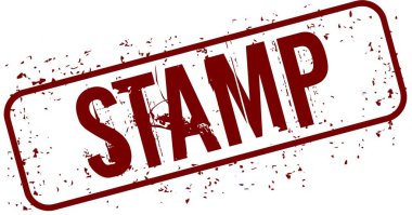 Sıkıntılı damga grunge damgası.