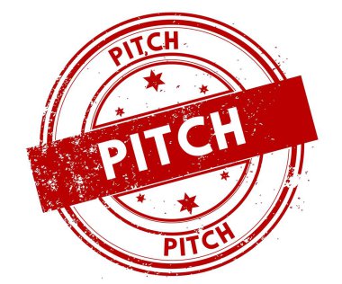 Pitch sıkıntılı kırmızı pul.