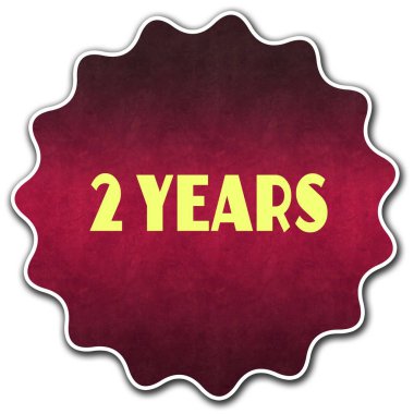 2 yıl rozet yuvarlak