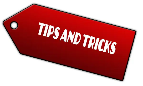 Label Red-Tips en Tricks. — Stockfoto