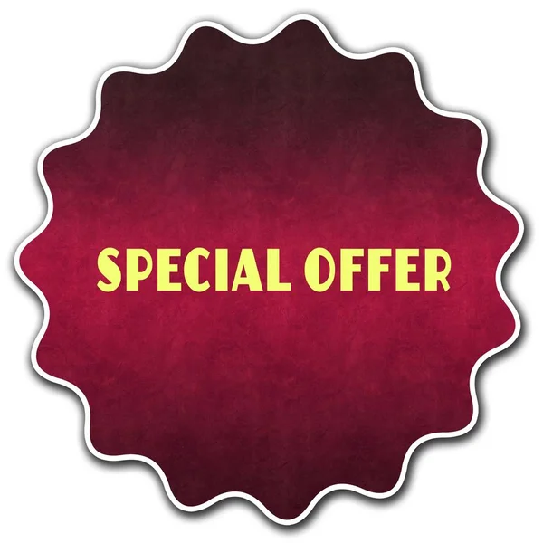 SPECIAL OFFER round badge — Stock Photo, Image