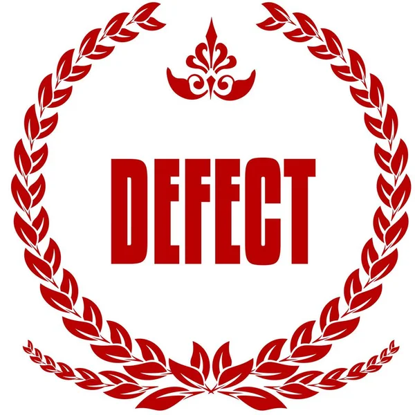 Kusur kırmızı defne rozeti.