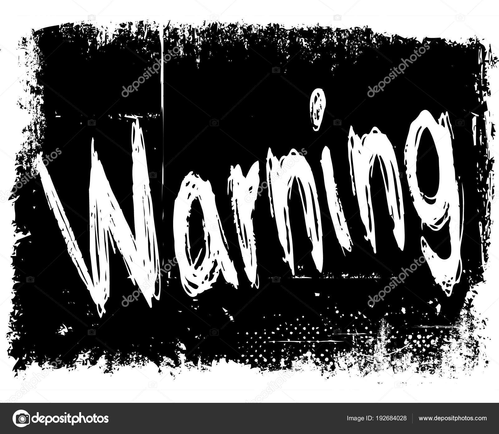 WARNING on black grunge background. — Stock Photo © ionutparvu #192684028