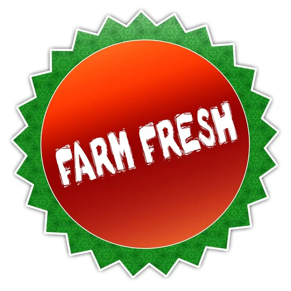Słonecznik odznaka z Farm Fresh tekstu. — Zdjęcie stockowe