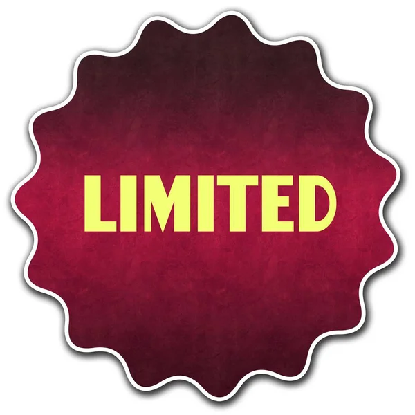 LIMITED round badge — Stok Foto