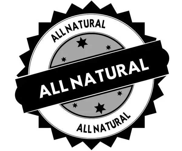 Fekete kerek bélyegző minden természetes szöveggel. — Stock Fotó