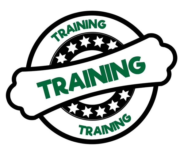 Black and green TRAINING stamp. — Stock Photo, Image
