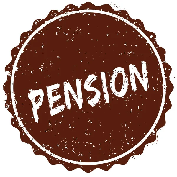 Grunge rubber stamp with the text PENSION written inside the stamp — Stock Photo, Image