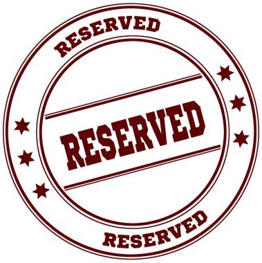 Ayrılmış basit kırmızı pul