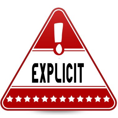 Açık kırmızı üçgen yol işareti.