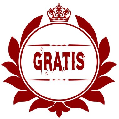 Eski bedava kırmızı mühür.