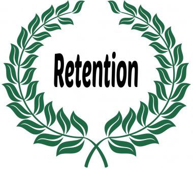 Yeşil defne etiket etikette saklama.