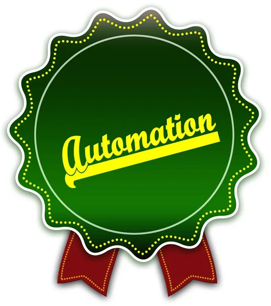 Automation runda grönt band. — Stockfoto