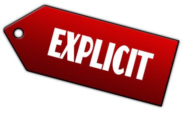 Kırmızı açık etiket.