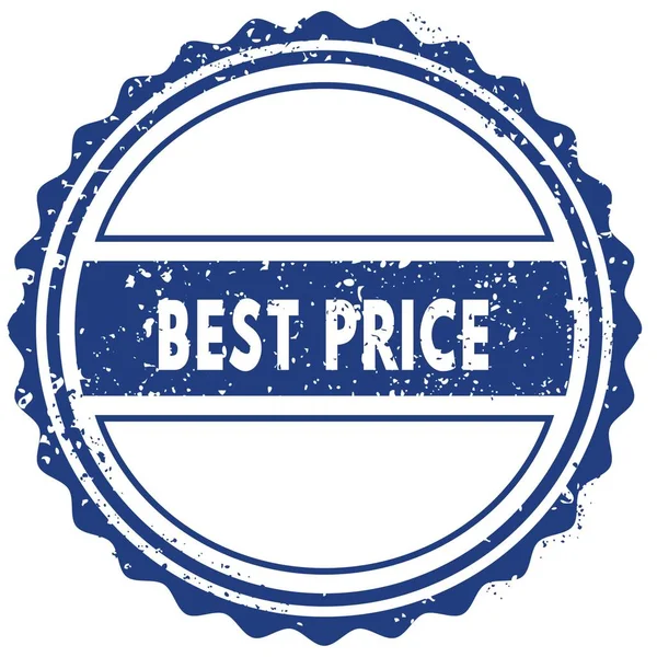 Bestpreismarke. Aufkleber. Siegel. blaues rundes Grunge Vintage Ribbon Schild — Stockfoto