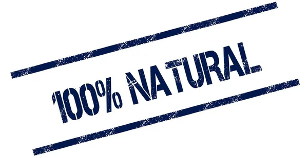 100 % természetes kék bajba jutott gumibélyegző. — Stock Fotó