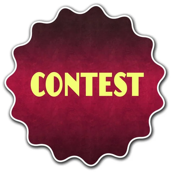 CONTEST badge rotondo — Foto Stock